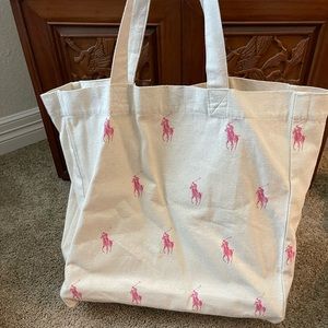Polo canvas tote bag